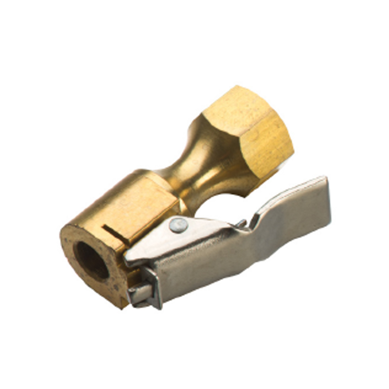 Clip-on air chuck, with 1/4